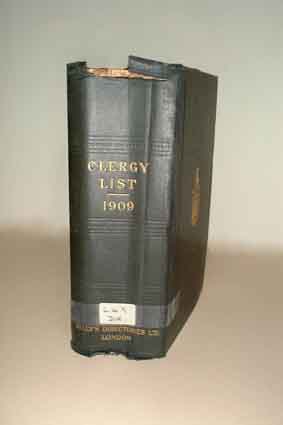 Kelly's Directory of Clergy (1909)