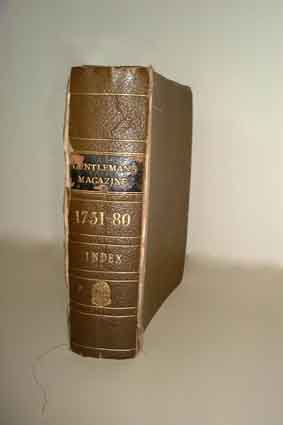 Gentleman's Magazine Index (1731 - 1780)