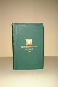 Poll book for Western Division of Staffordshire (1868)