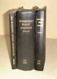 Blocksidge's Almanack for Dudley (1931-1935)