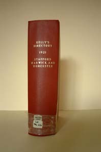 Kelly's Directory for Warwickshire (1921)