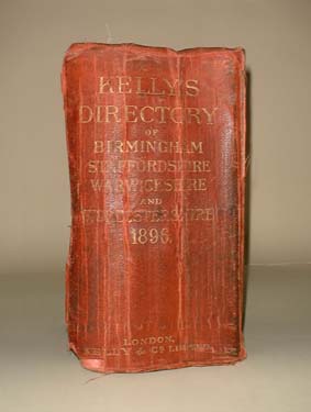 Kellys Directory of Worcestershire (1896)