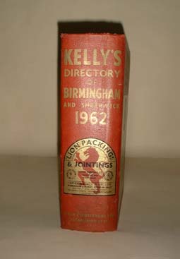Kellys Directory of Birmingham & Suburbs (1962)