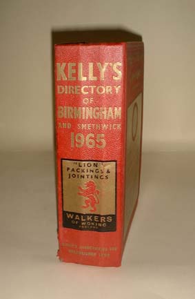 Kellys Directory of Birmingham & Suburbs (1965)